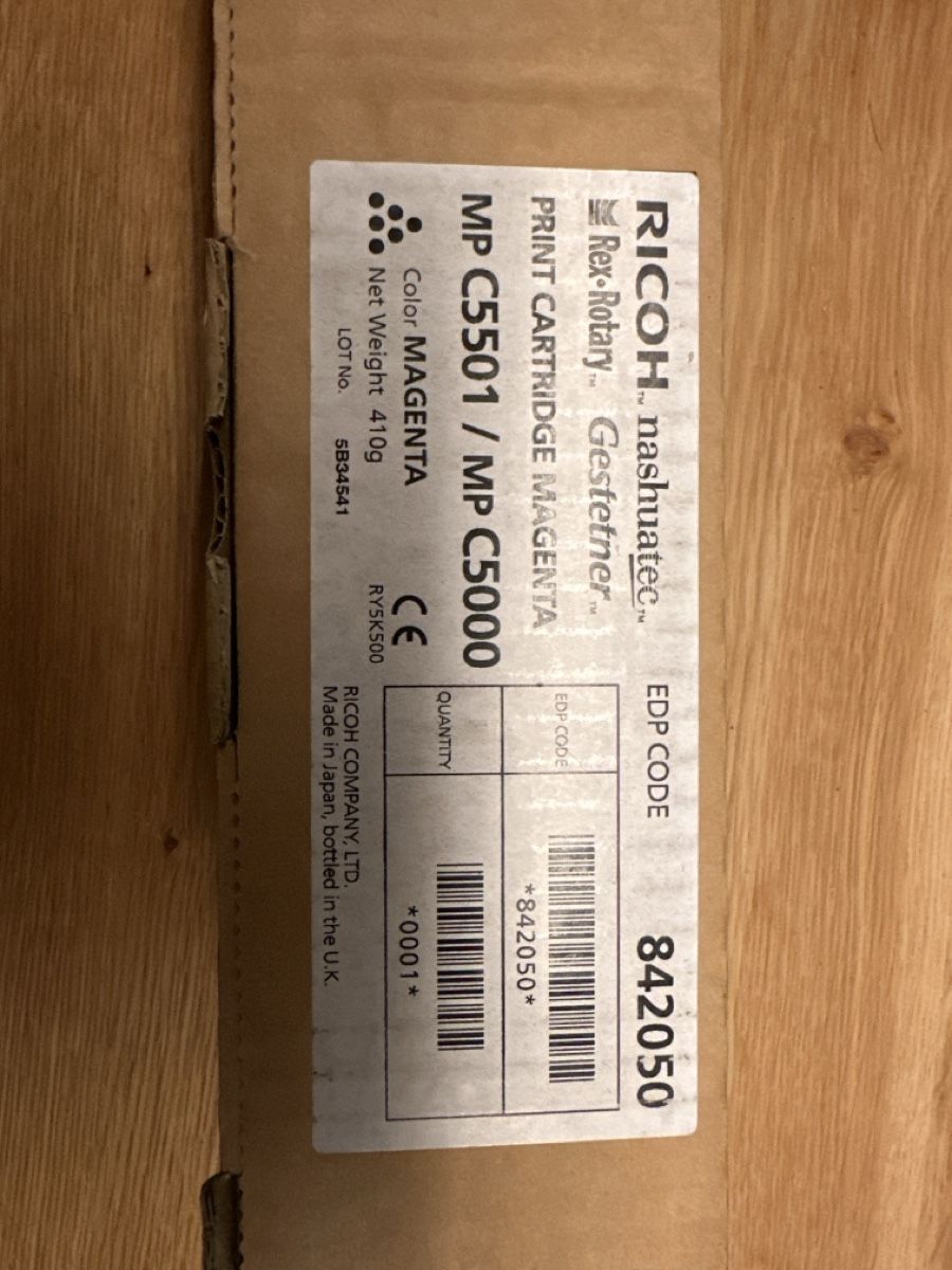 Ricoh Cartucce per stampanti & toner: Toner Magenta – Nuovo e nell'imballaggio originale da Oberwangen b. Bern venduto da Audiofisch