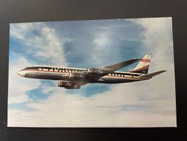 Postkarte Capitol International Airways Flugzeug Retro Samml