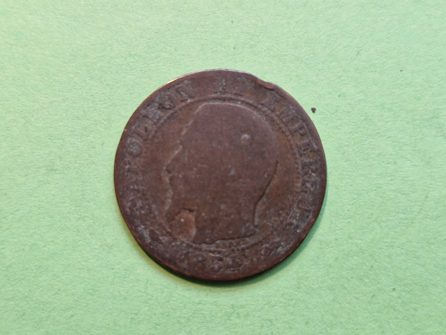 Tutti le monete: Frankreich 5 Centimes 1854 und 10 Centimes 1855 – Usato da MUEHLAU venduto da ibo_5c7d