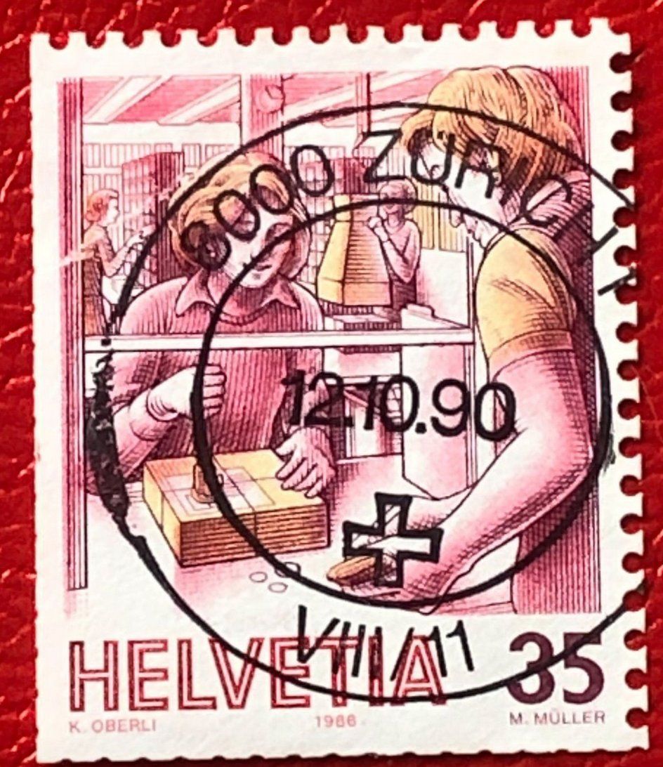 Alle Briefmarken: Nr.736 mit Vollstempel – Gebraucht aus Aarau von Billa007