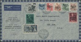1948 - Genfer Aemter - OMS - Ersttagsbrief FDC ET