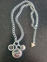 GUESS Damenkette Silberfarben mit Anhänger "Dream On"
