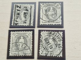 Stehende 4x 97A, Top, ab 1.-