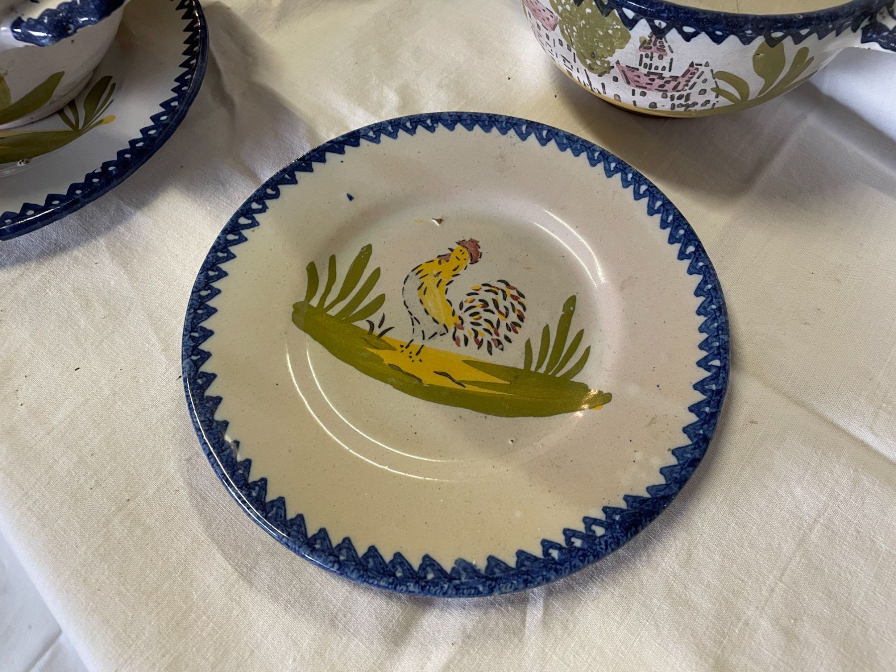 Set di piatti: Keramik Geschirr-Set - handbemalt – Usato da Elsau venduto da Barri.ch 5