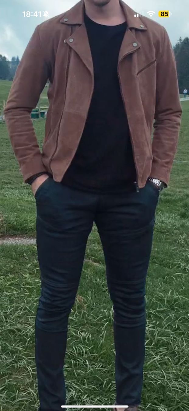 Jack & Jones Giacche: Jack & Jones Wildlederjacke – Usato da Grüningen venduto da Sidik.secic 2