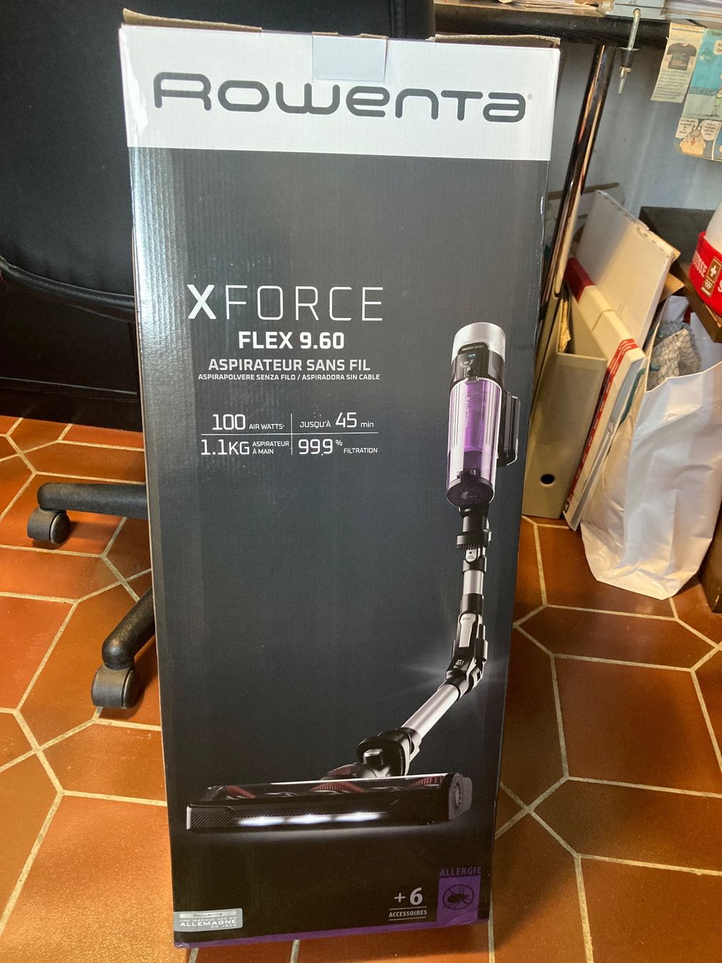 Aspirateur sans fil – Bleu - Rowenta