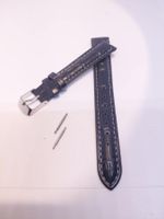 Bracelet de montre en cuir de veau souple 16 mm  unisex