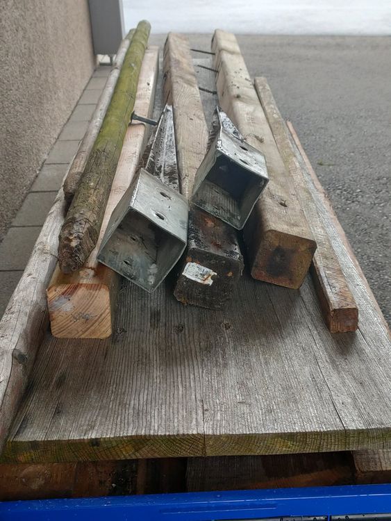 Bauholz gebraucht Fichte Holz Pfahlstütze Stellriemen Kaufen auf Ricardo