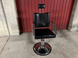 Friseurstuhl Schwarz, höhenverstellbar, sehr guter Zustand