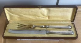 Fleischgabel und Messer Set mit Box guter Zustand