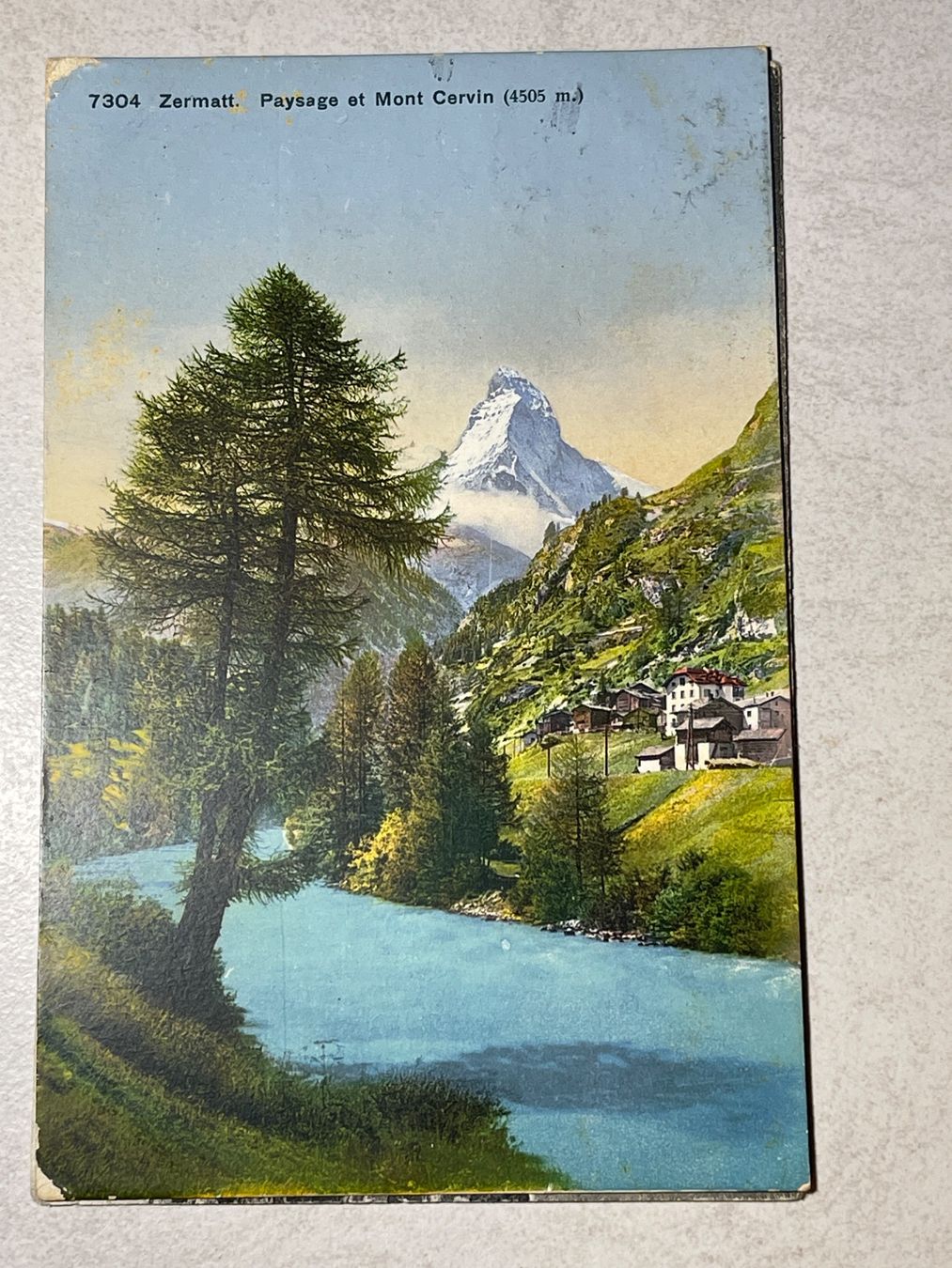 Cartoline postali: Zermatt Matterhorn, – Usato da Strengelbach venduto da Aschatan5