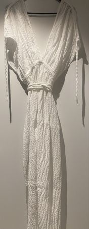 Sommerkleid Weiss Gr. S - Leicht & Luftig