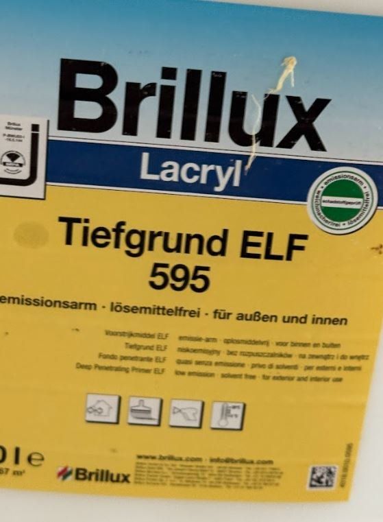 FG Modellismo RC: Brillux - Tiefgrund ELF 595 – Nuovo e nell'imballaggio originale da Basel venduto da Stein0233