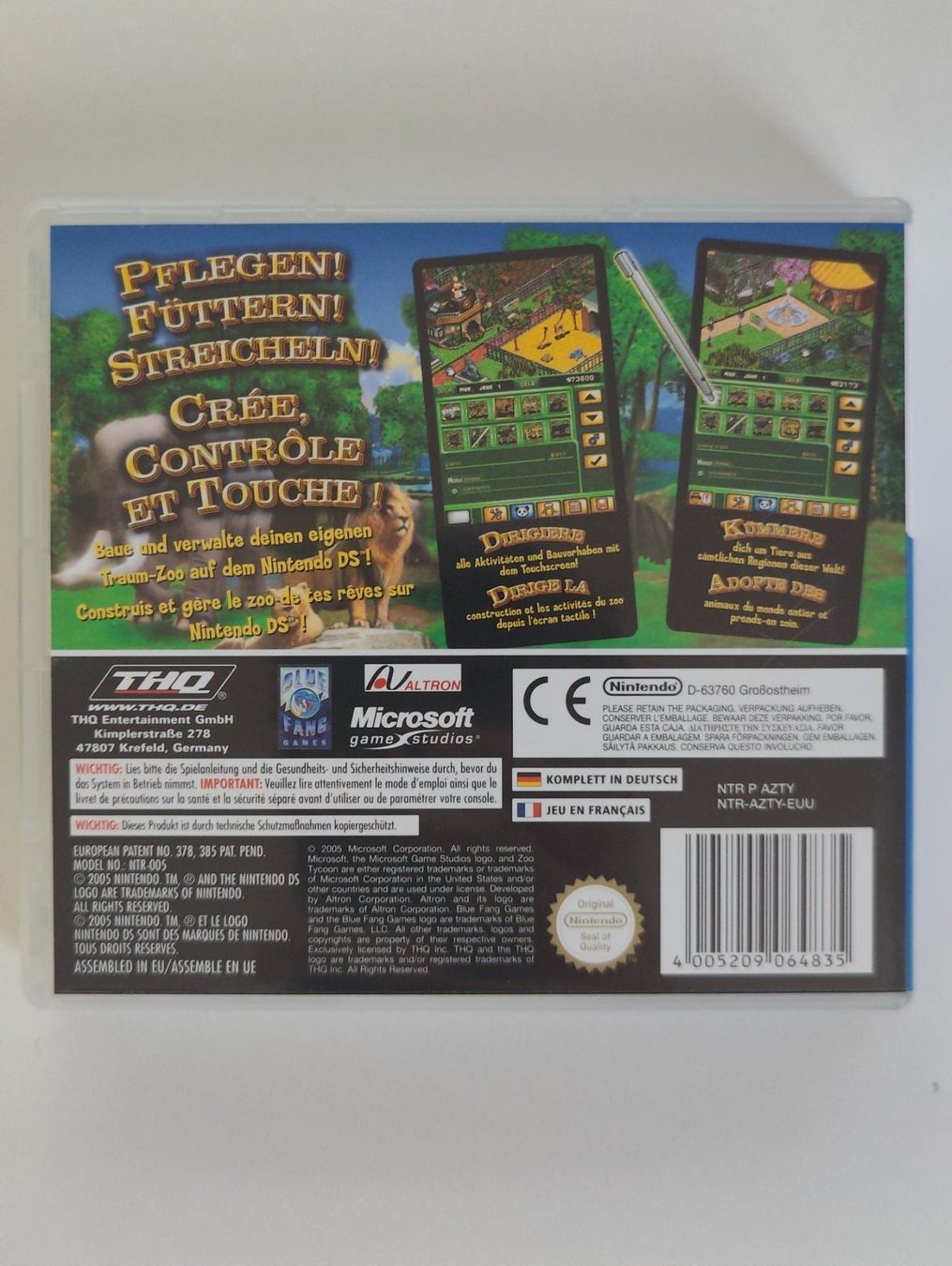 Nintendo Giochi: Zoo Tycoon DS - Nintendo DS – Usato da Dintikon venduto da Nightcom 1
