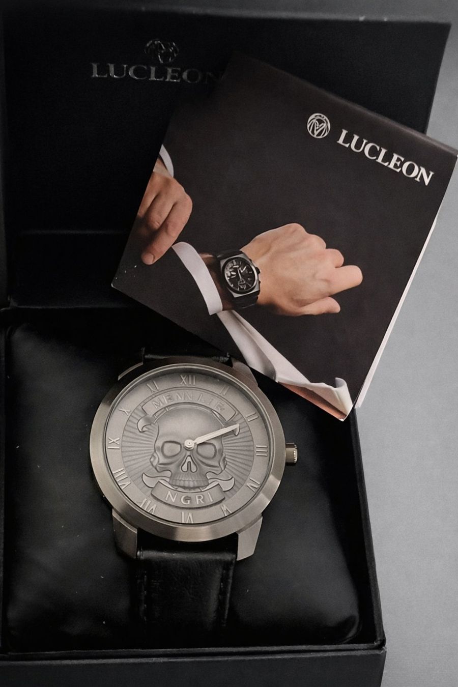 Uhren: LUCLEON Memento Mori – Auffälliges Design – Neu (gemäss Beschreibung) aus Lausen von MegaValueCenter 2