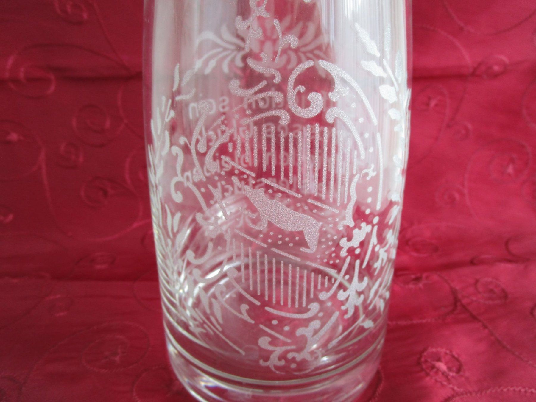 Glasi Hergiswil Caraffe: Hergiswiler Wasser- oder Weinkaraffe, 1 Liter – Usato da Binningen venduto da Oldfashion 2