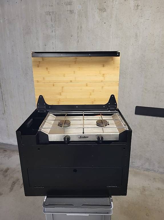 Cucine complete: Camping Küchenbox inkl. Rechaud – Usato da Läufelfingen venduto da cludi0279 1