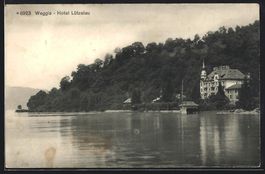 AK Weggis, Hotel Lützelau, 1913