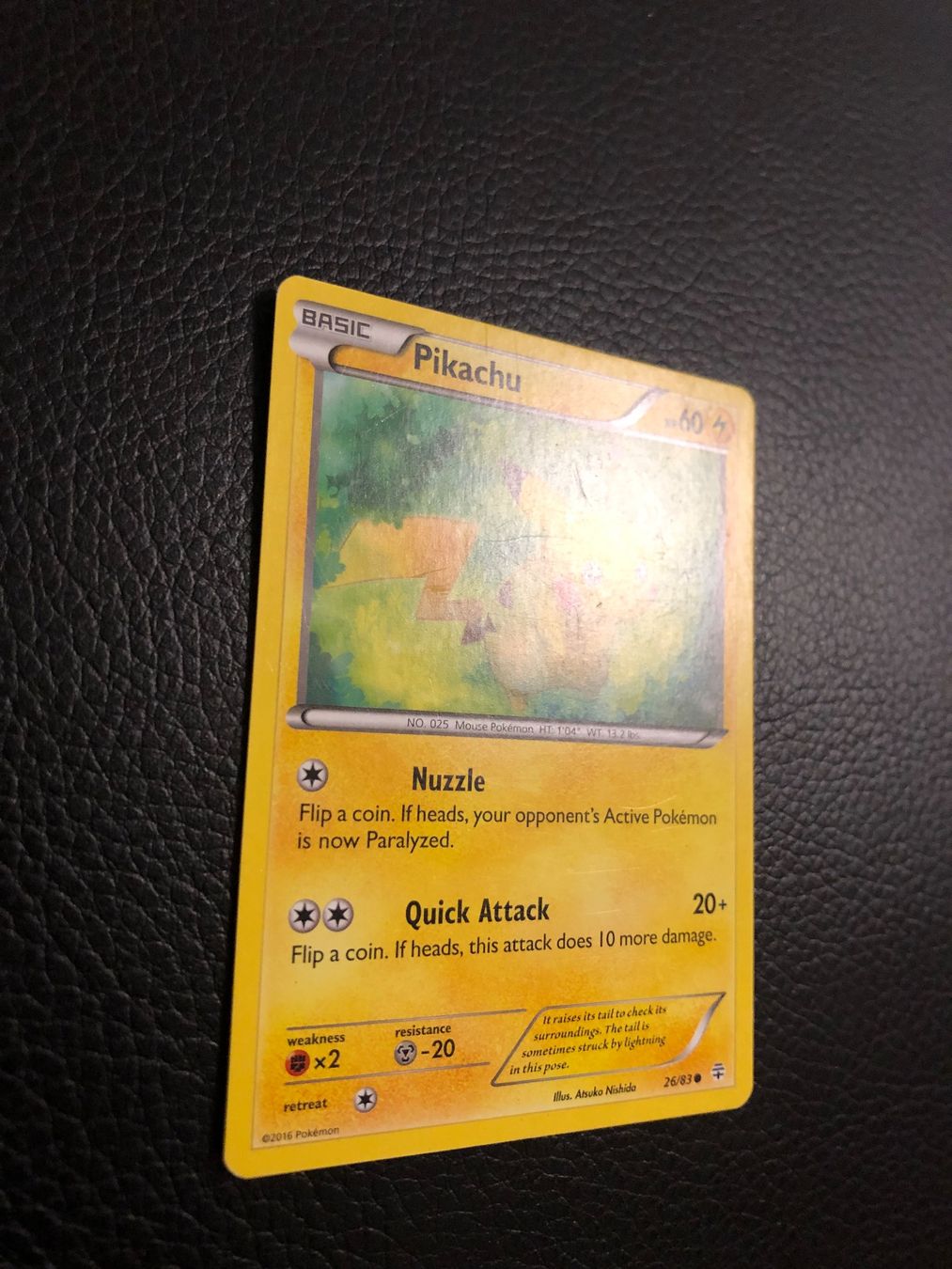 Pokémon Carte collezionabili: 2016 Generations 20th anniversary Pikachu 26/83 Ab 1 – Usato da Paradiso venduto da Pkmn10 2