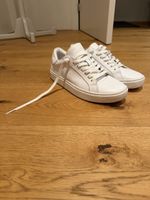 Weisser Ralph Lauren Lederschuh
