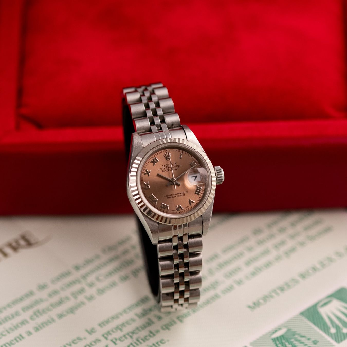 Rolex Uhren: Rolex Datejust 26 / 69174/ Salmon Dial / 1997 / Full Set – Gebraucht aus Luzern von PrimeSwissTime 2