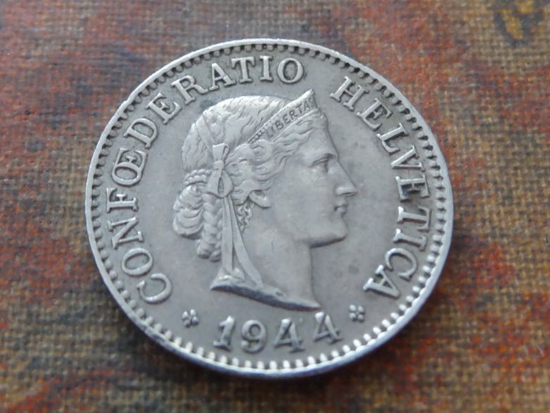 Tutti le monete: 10 Rp. 1944 – Usato da Romanel-sur-Lausanne venduto da Swift13