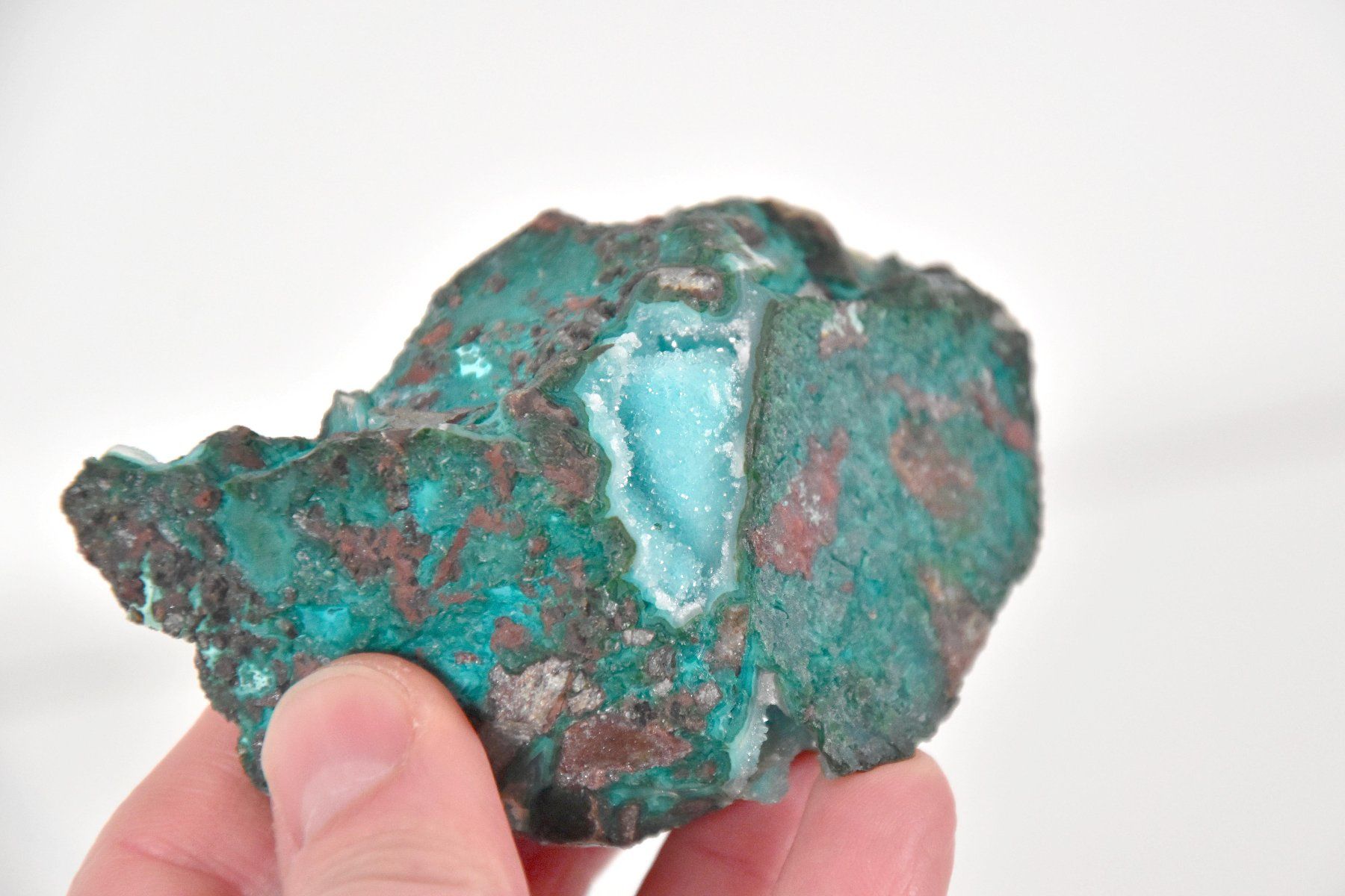 Minerali & Pietre curative: Chrysocolle et Quartz – Nuovo e nell'imballaggio originale da Vaulion venduto da sambigben 1