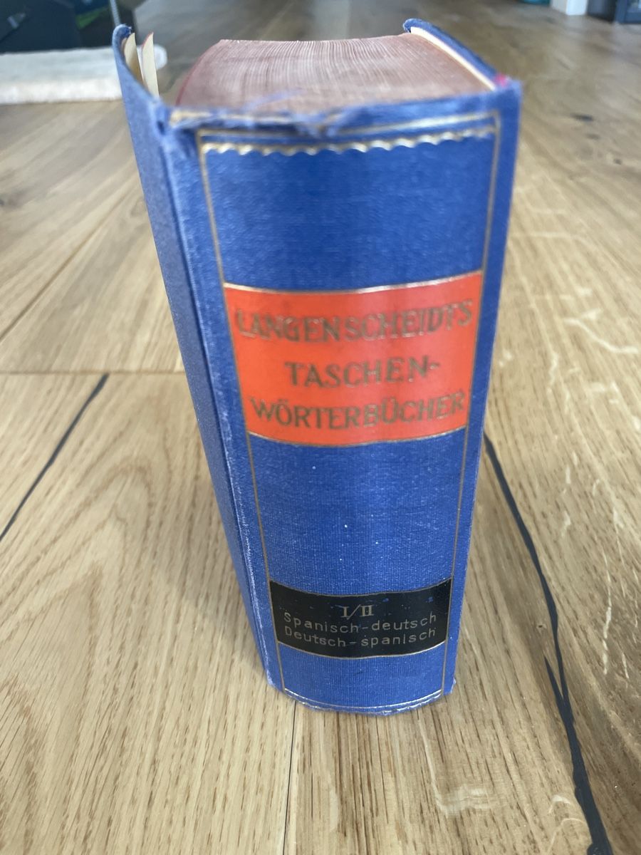 Libri: Antikes Langenscheidts Wörterbuch Deutsch-Spanisch 1927 – Usato da Winterthur venduto da cheerio97 2