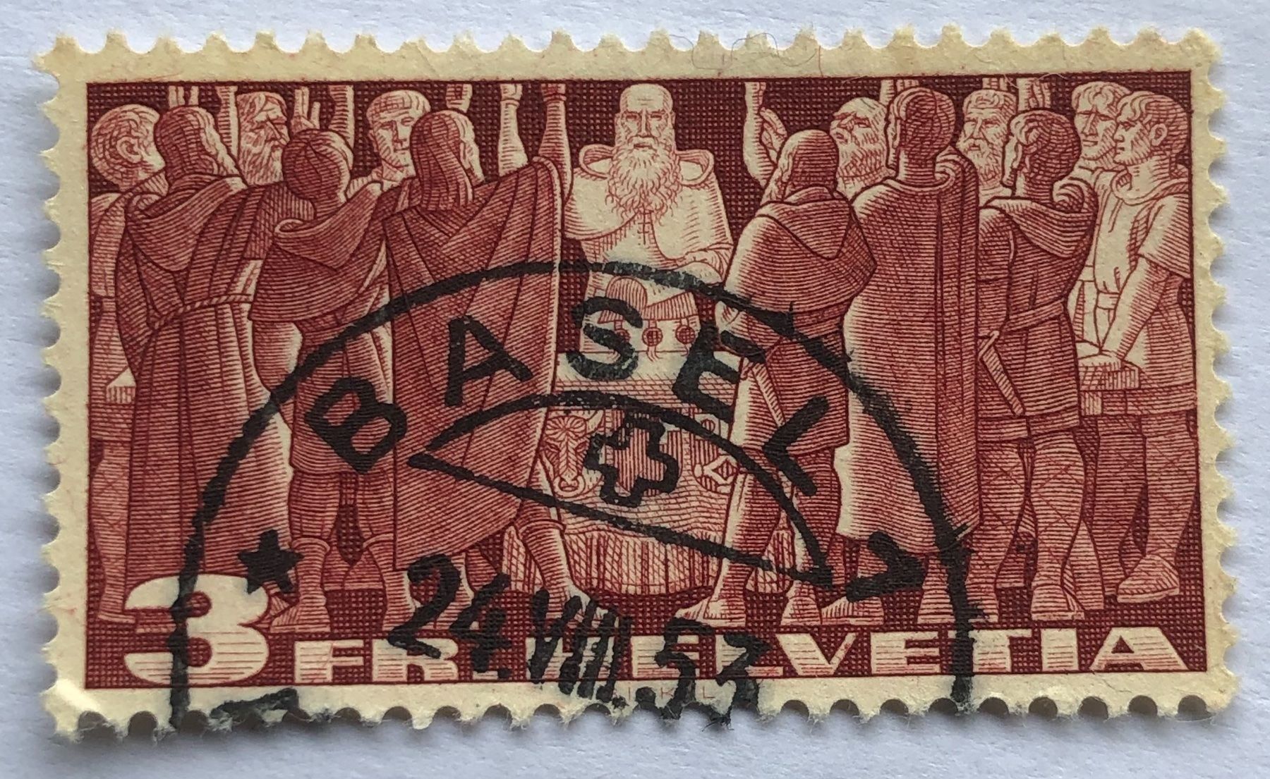 Tutti i francobolli: Nr.216 mit Vollstempel Basel – Usato da Aarau venduto da Billa007