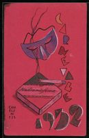Handgemalt sign. Camellini: Carnevalmask