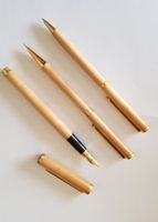 Lot de 3 pièces d'écriture en bois