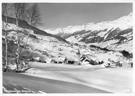 GRUSS aus OBERSAXEN, Ansichtskarte 1960