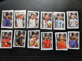 12 Coca-Cola Panini FIFA WM 2026 Sticker komplett