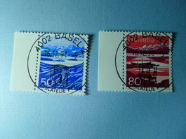1991 Sonder-Marken 819 - 820 Landschaft ET Vollstempel-ORT