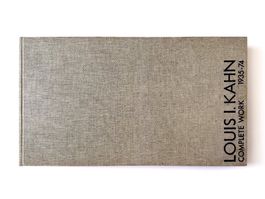 Louis I. Kahn. Complete Work 1935–74. ETH. Birkhäuser. 1977.