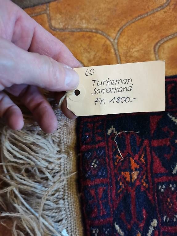 Teppiche: Turkeman Samarkand Teppich, Wollteppich, Orientteppich – Gebraucht aus Wiedlisbach von materialkreislauf 4