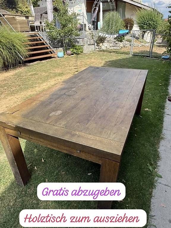 Tavoli: Gartentisch Holz 200-300 cm – Usato da Seftigen venduto da Lu1999ch