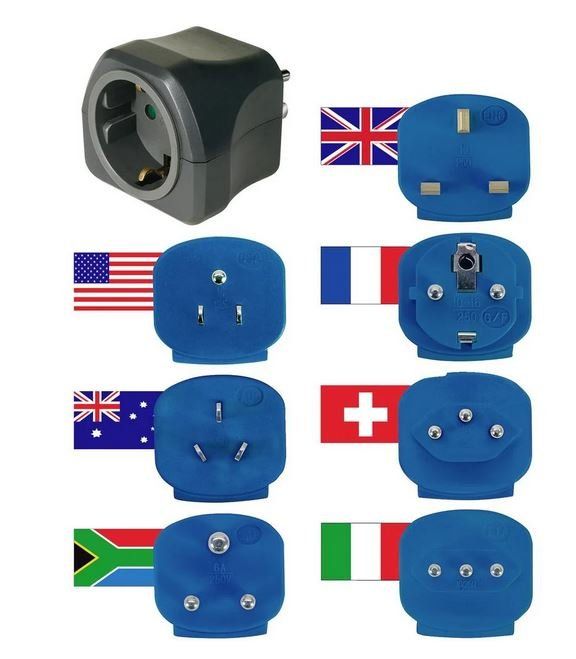 Laufwerke & Adapter: Reisestecker-Set mit 7 Adaptern – Neu (gemäss Beschreibung) aus Kreuzlingen von LeslieBar 3