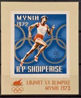 Albanien 1972 XX. Olympia Muench. Block MNH postfrisch