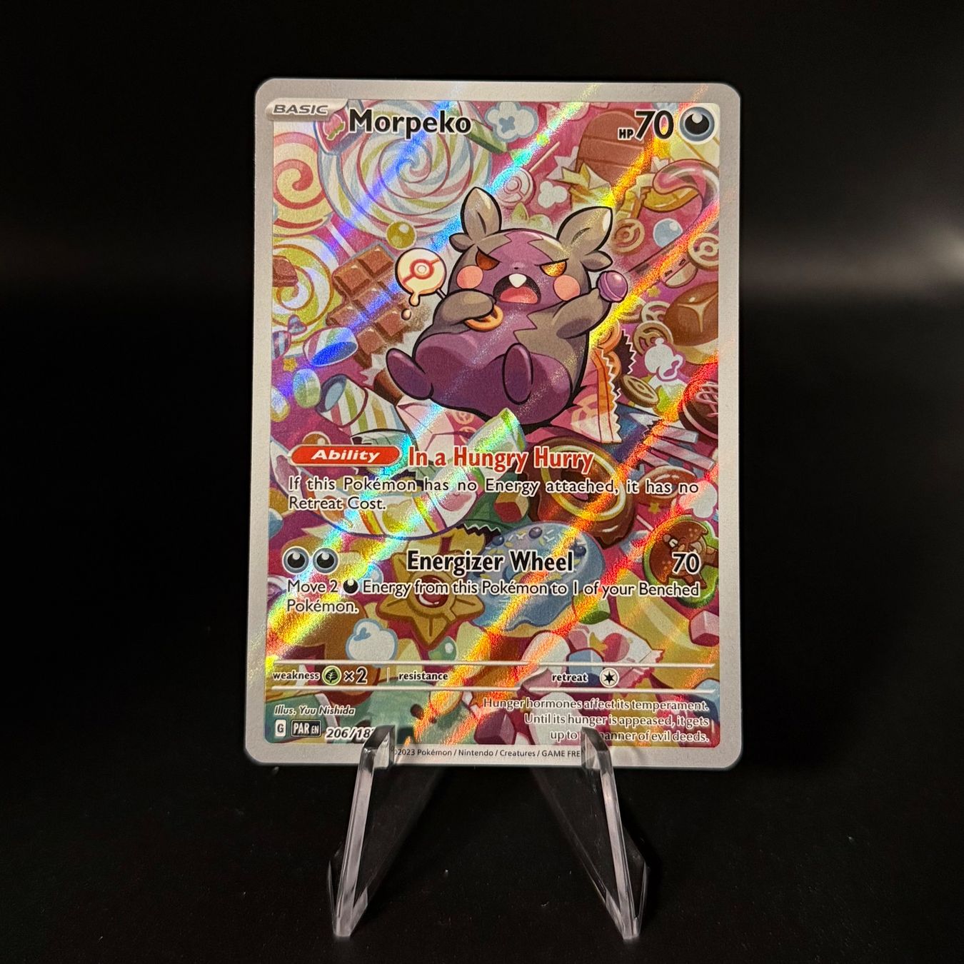 Pokémon Sammelbilder & Trading cards: Morpeko #206 Pokemon Paradox Rift – Gebraucht aus Feuerthalen von Plazatoys