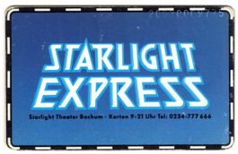 STARLIGHT EXPRESS - seltene Deutsche Musical Telefonkarte