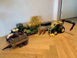 Bruder Spielzeugset  Traktoren, Anhänger & Zubehör