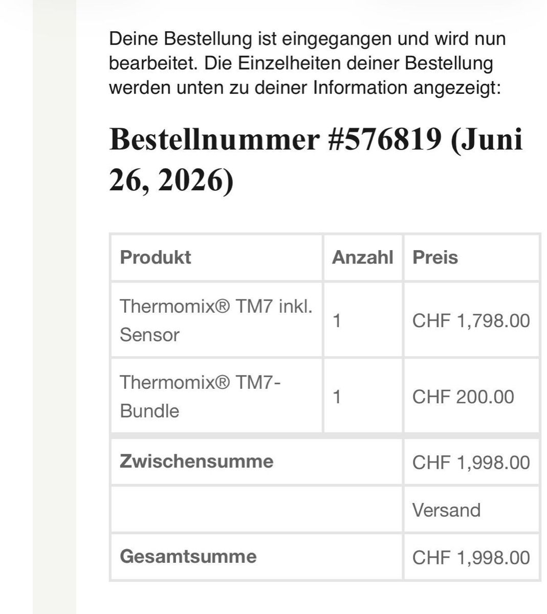 Thermomix Küchengeräte: Thermomix – Gebraucht aus Ebnat-Kappel von luke75