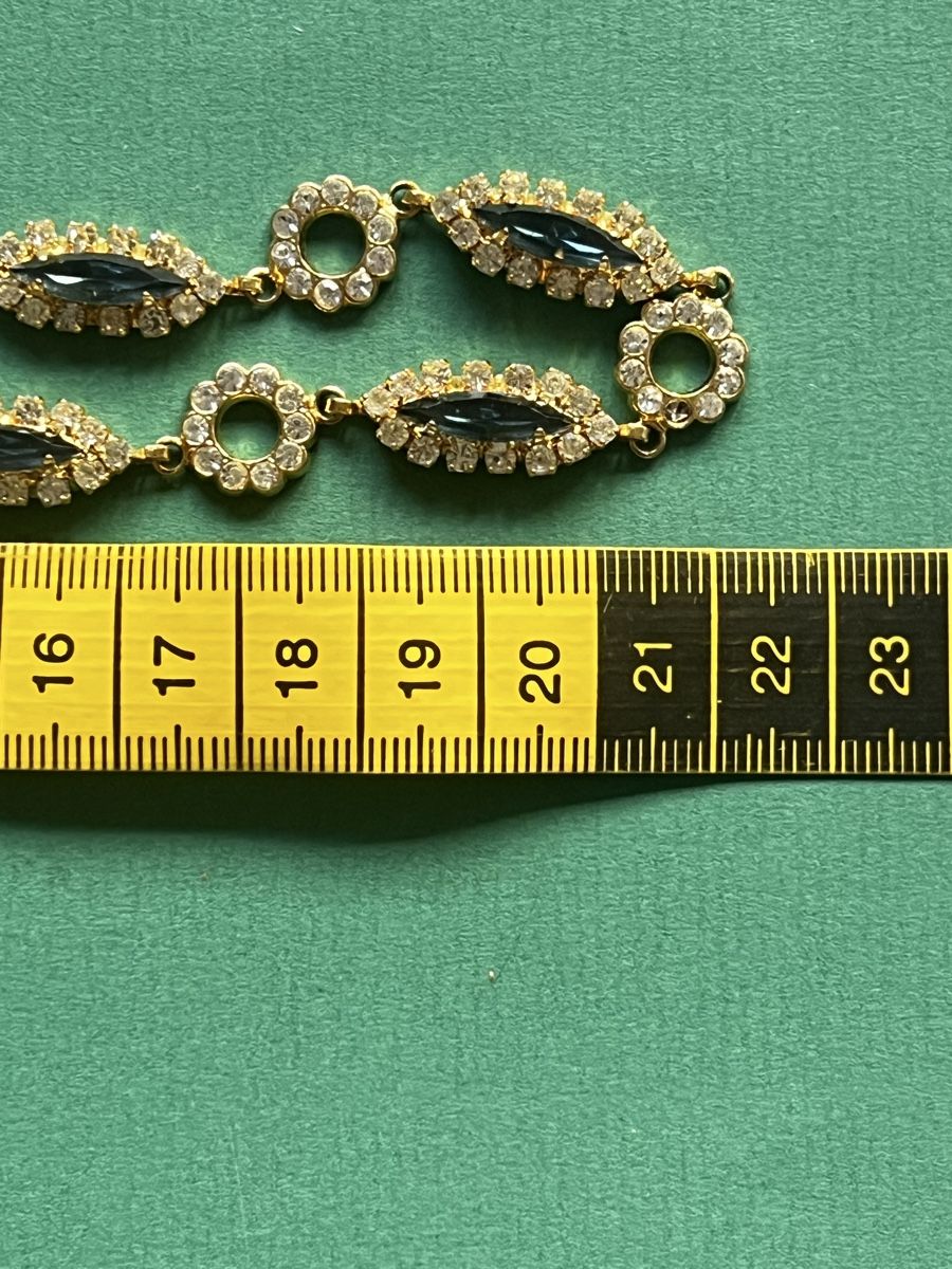 Catenine: Schone Vergoldet Kette mit / blau – Usato da Laufen venduto da Trendmarket 7