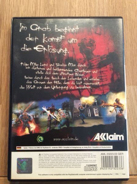 Sony Jeux: Shadow Man 2econd comming für PS2 – D'occasion à Kestenholz par Inna09 1