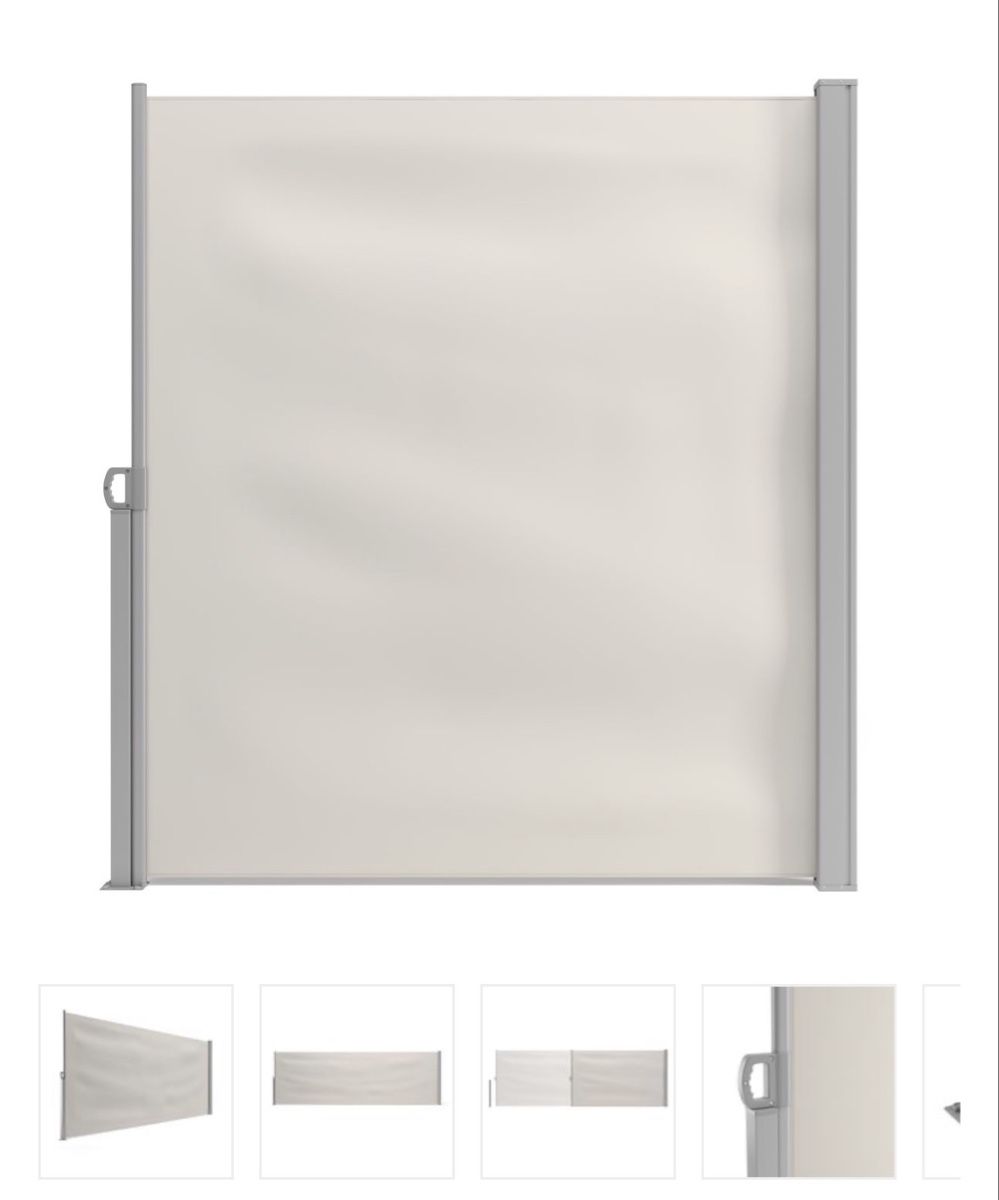 Paraventi: Seitenmarkise Aluminium 160x500cm – Nuovo e nell'imballaggio originale da Beromünster venduto da Sumbo81