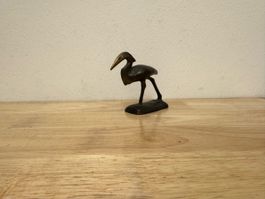 Vogel Figur aus Messing, Dekoration, guter Zustand
