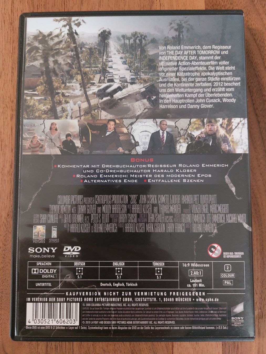 Tutti i DVDs: DVD - 2012 – Usato da Rheinfelden venduto da Onyx74 1