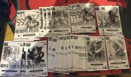 XXL  One Piece Card Game promo packs selten und vintage