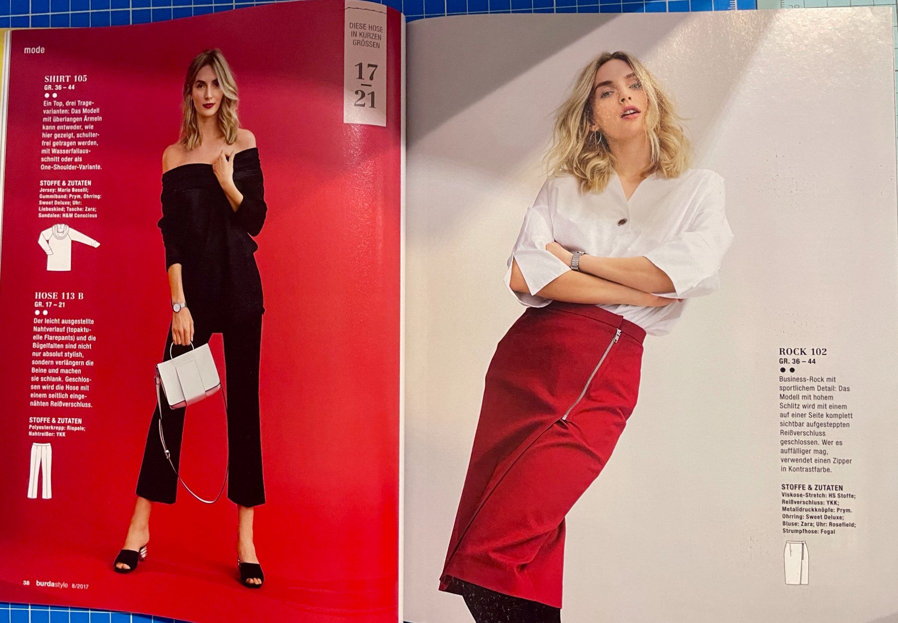 Cartamodelli: Burda Style 08/2017 – Usato da Neuendorf venduto da Knopfi 7
